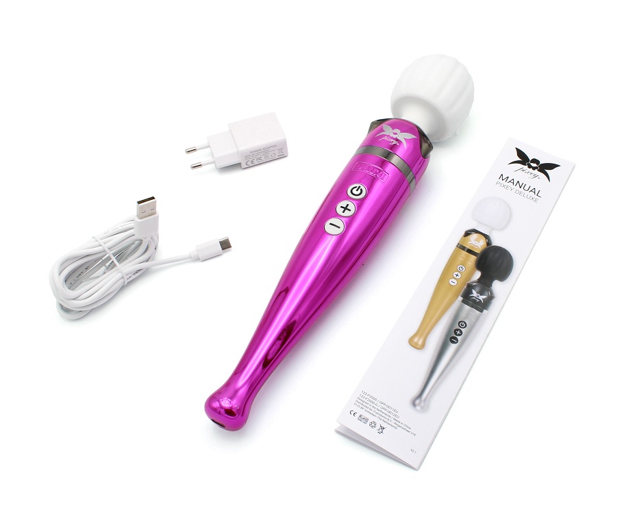 The Pixey Deluxe, world’s most powerful wireless massage wan... Pixey - Deluxe Massager - Pink Chrome photo-5