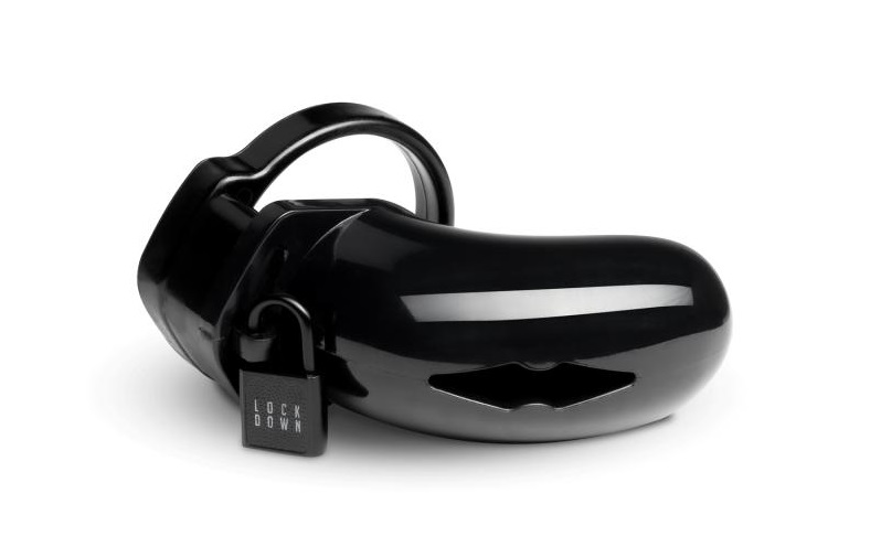 Are you ready for an exciting bondage experience? This Lockd... Lockdown - Chastity Cage M - Black photo-3