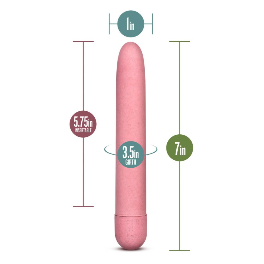 This pleasure-packed petite vibe is crafted from Biofeel, a ... Gaia - Eco Vibe - Coral photo-5