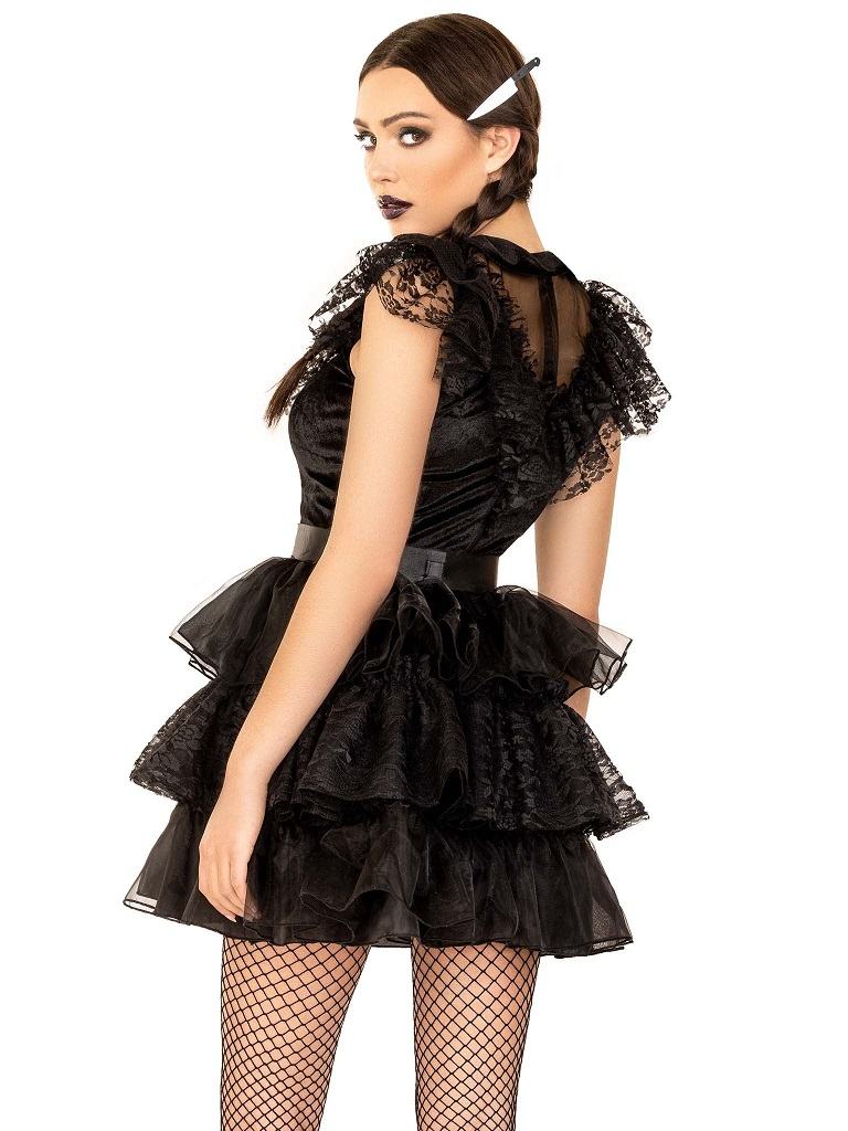 Dance to the beat of your own drum in the delightfully dark ... Leg Avenue - Raving Rebel Costume - Black - S photo-2