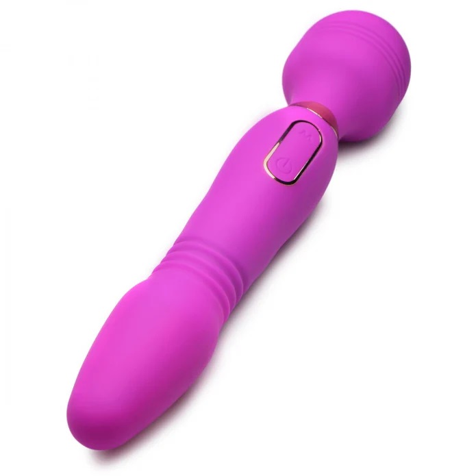 Give yourself the best pleasure both inside and out with thi... Wand Essentials - Ultra Thrust-Her Deluxe Massager - Purple photo-6