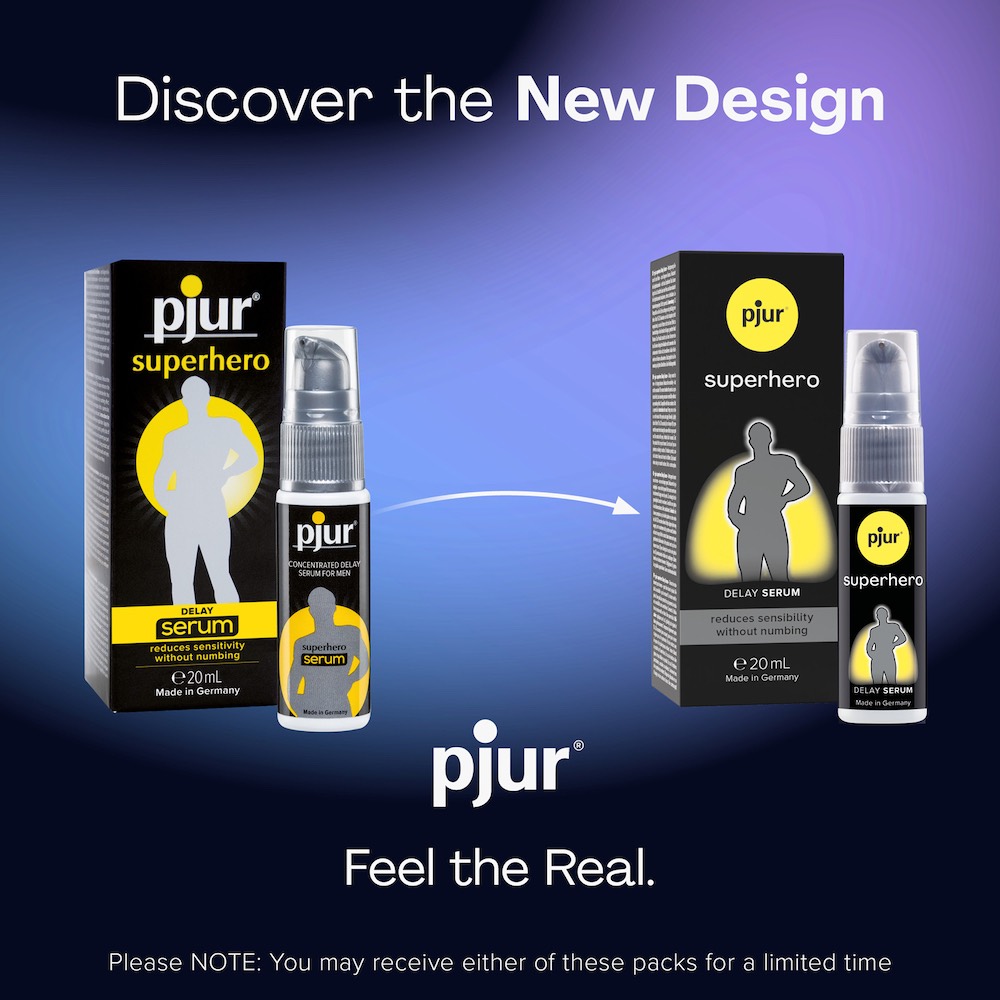 Reduces sensitivity - not the sensation! The innovative dela... Pjur - Superhero Concentrated Delay Serum - 20ml photo-2