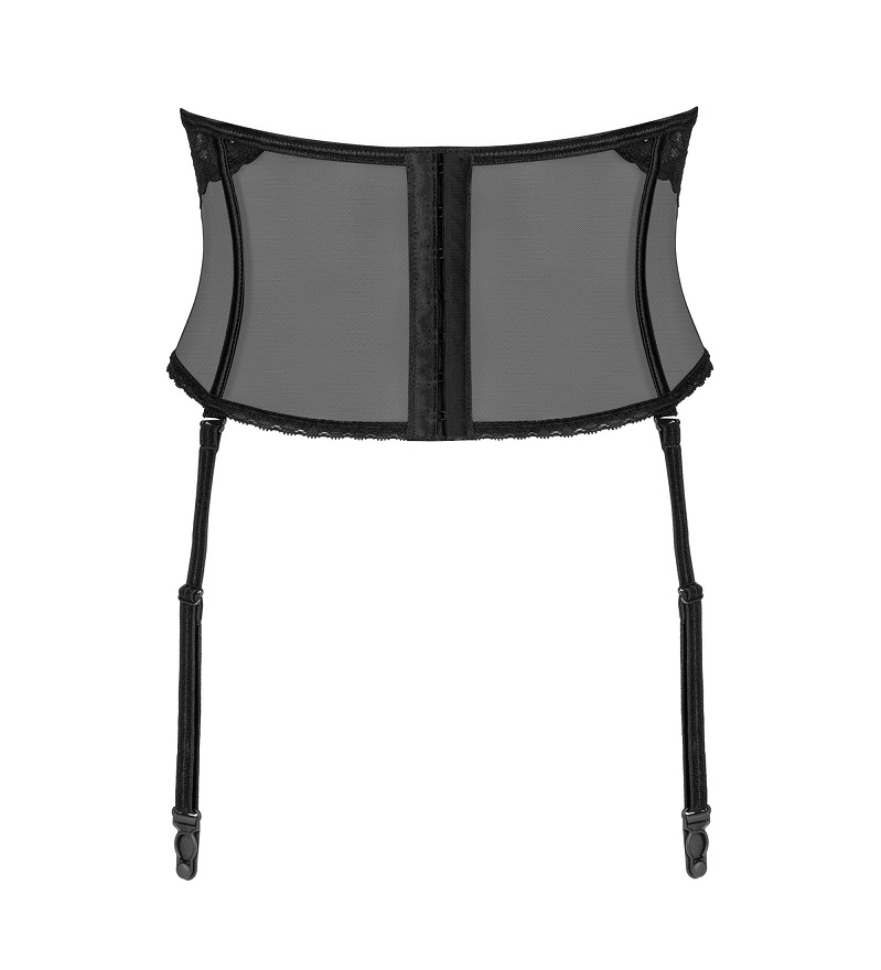 The garter belt from the Serena Love collection, thanks to i... Obsessive - Serena Love Garter Belt - Black - XL/XXL photo-8