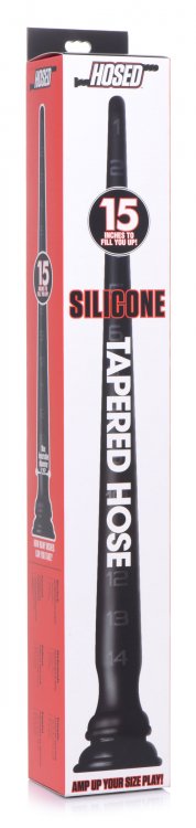 How many inches can you take? Test your limits and enjoy up ... Hosed - 15" Tapered Hose - Black photo-9