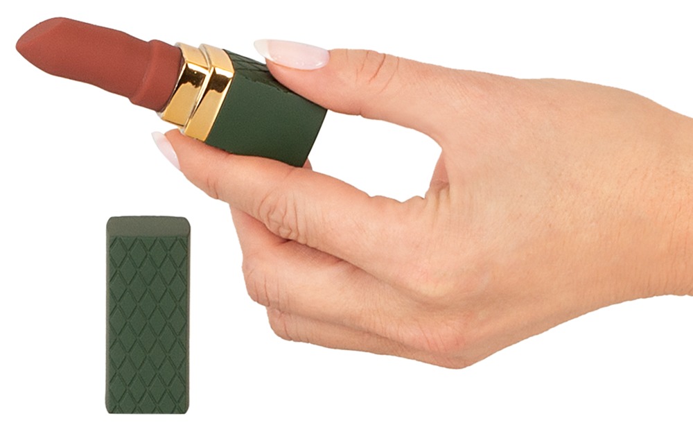 Discreet lipstick deign for a handbag!
The mini vibrator Lux... Emerald Love - Luxurious Lipstick Vibe - Green photo-2