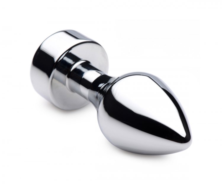 Adorn your derriere with this dazzling pink gem! The weighte... Booty Sparks - Gem Weighted Anal Plug M-size - Pink photo-5