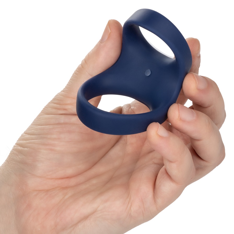 Explore new horizons of pleasure with the Viceroy Rechargeab... CEN - Viceroy Max Dual Vibro Ring - Blue photo-2