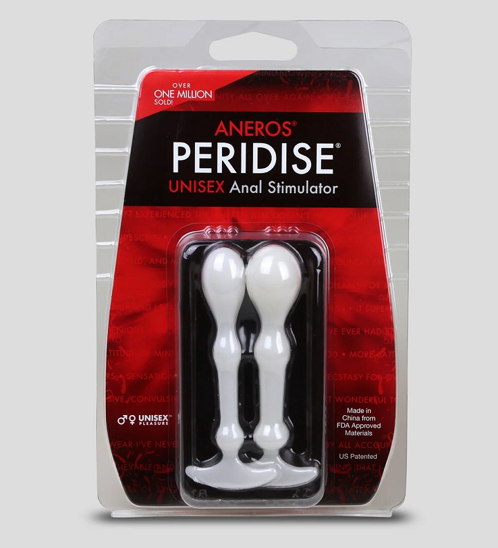 The perfect introduction to unisex anal play, Peridise conti... Aneros - Peridise Set 2pcs Plugs - White photo-4