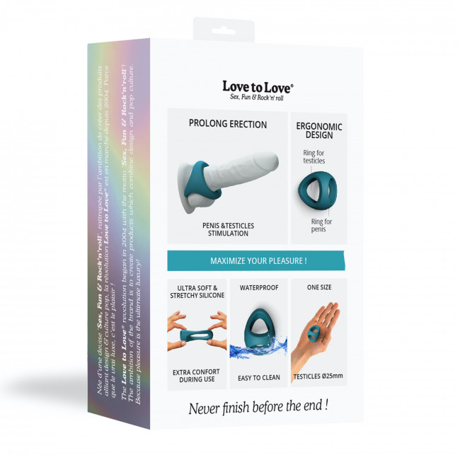 For those who like to make the pleasure last longer, Flux Ri... Love to Love - Flux Ring - Teal Me photo-8