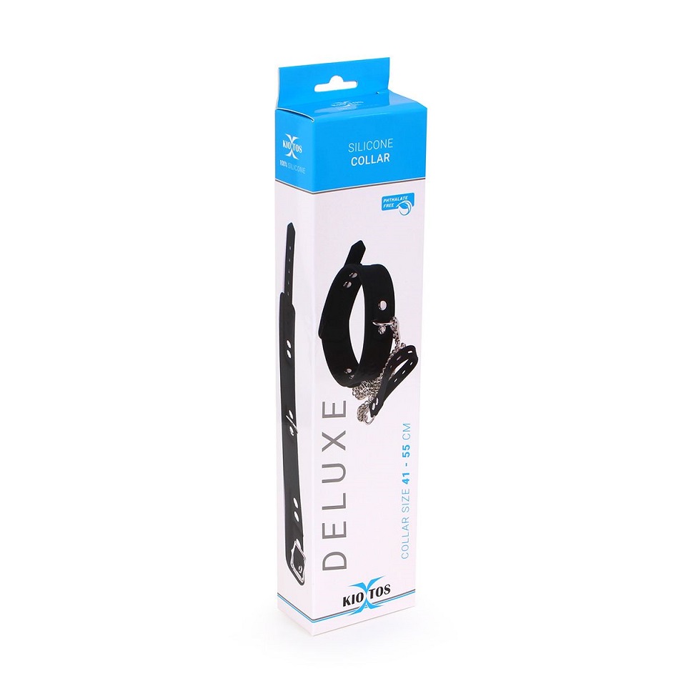 This Silicone Collar Deluxe will give you a luxurious feelin... Kiotos - Deluxe Silicone Collar - Black photo-4