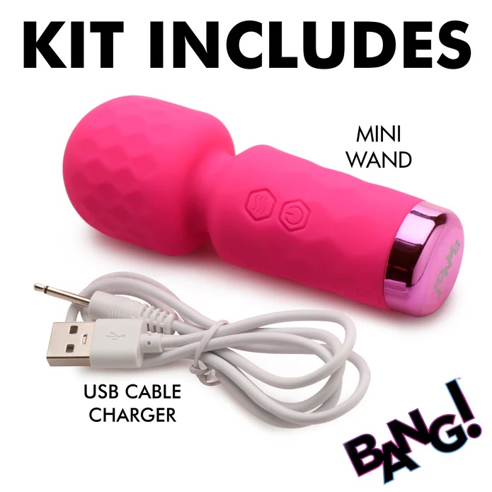 This is for the discreet hedonists. For those always ready f... Bang! - 10X Mini Wand - Pink photo-9