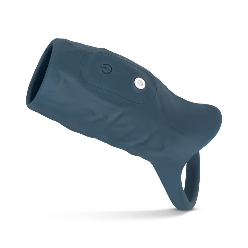 Take your stamina and sensation to the next level with this ... Boners - Vibro Penis Sleeve - Blue photo-3