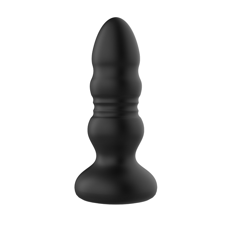 This butt plug is programmed with 9 unique vibrat... Secwell - Bonus Light Thrusting Plug - Black photo-6
