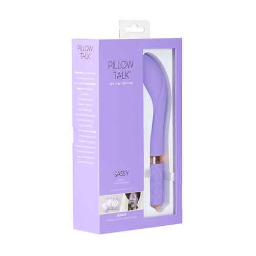 Pillow Talk - Sassy G-Spot Vibe - Purple photo