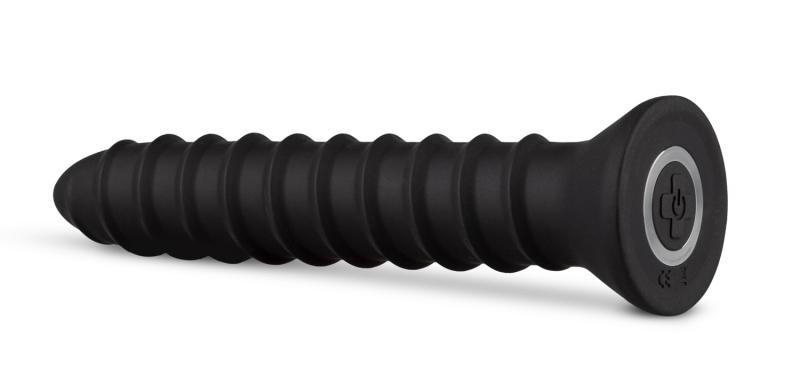 Do you enjoy anal stimulation? Then this anal vibrator is th... Easytoys - Screwed Anal Vibe L - Black photo-3