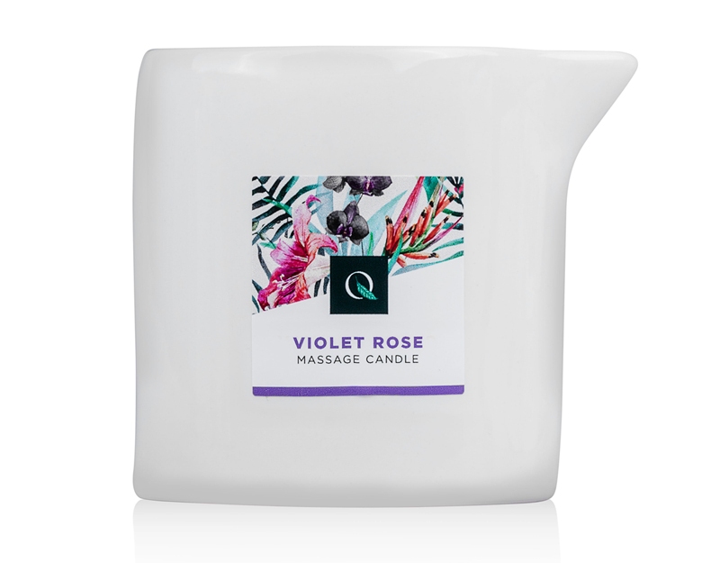 Enjoy or give a lovely massage with this Exotiq massage cand... Exotiq - Massage Candle Violet Rose - 200g photo-3