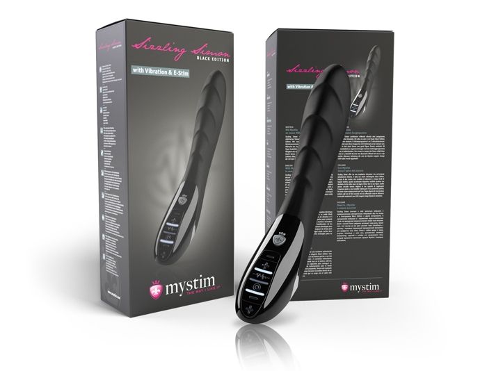 The first of his kind: Sizzling Simon is unprecedented, beca... Mystim - Sizzling Simon Estim Vibrator - Black photo-8