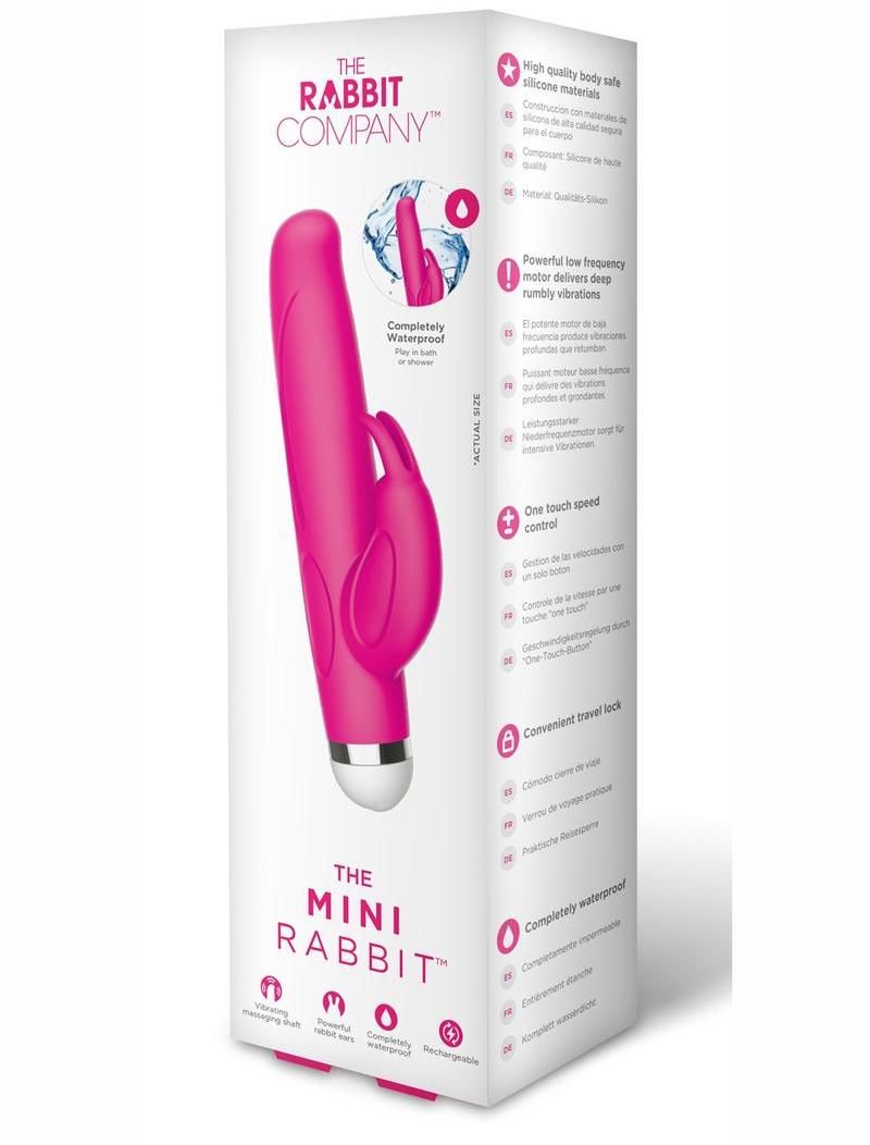 TRC - Mini Rabbit 迷你兔子按摩棒 - 亮粉色 照片-3