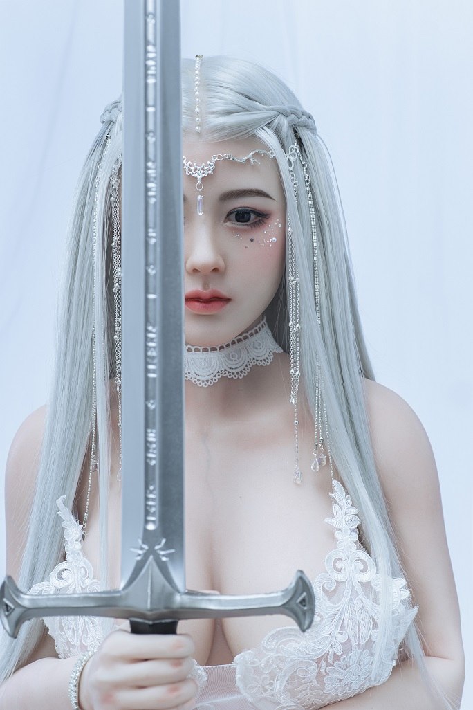 To check the sample of realistic doll visit our showroom.
... Jenna Japanese Realistic Sex Doll, White Hair, Ultra Soft Silicone 170 cm (5’6 ft) photo-3