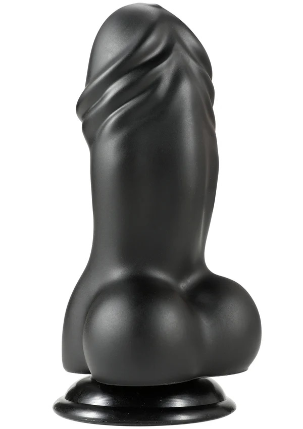 INFERNO by HIDDEN DESIRE Fat Boys PVC dildo is crafted for t... Hidden Desire - Inferno Huge Dildo 19cm - Black photo-3