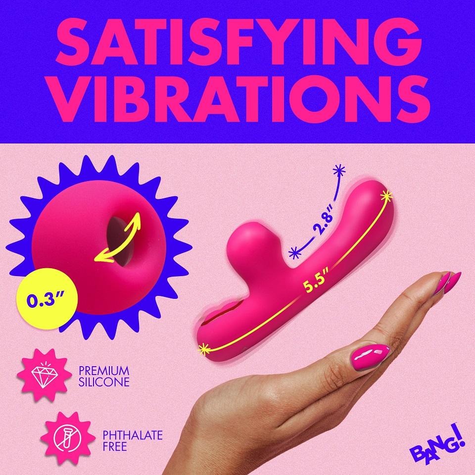 Elevate your pleasure with the G-Spot Rabbit Vibrator. Exper... Bang! - G-Spot Rabbit Vibrator - Pink photo-9