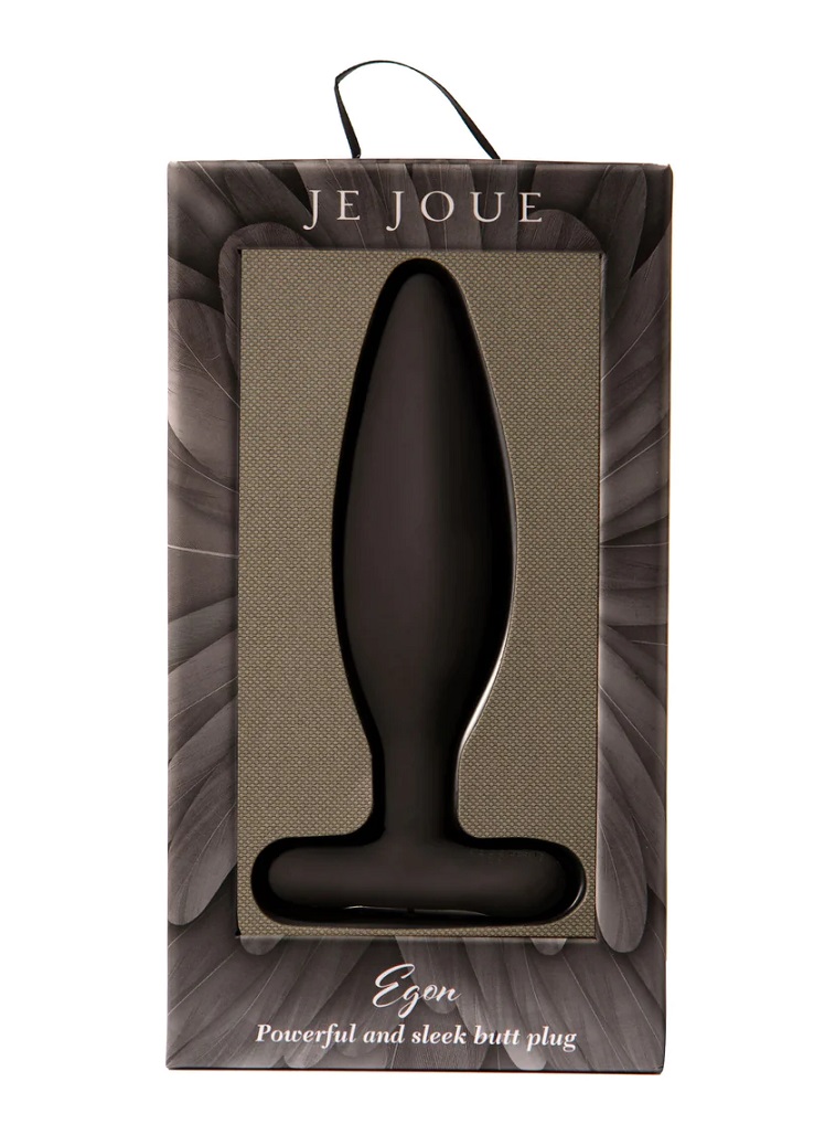 The Egon vibrating butt vibrator is designed for its multi-s... Je Joue - Egon Vibro Butt Plug - Black photo-16