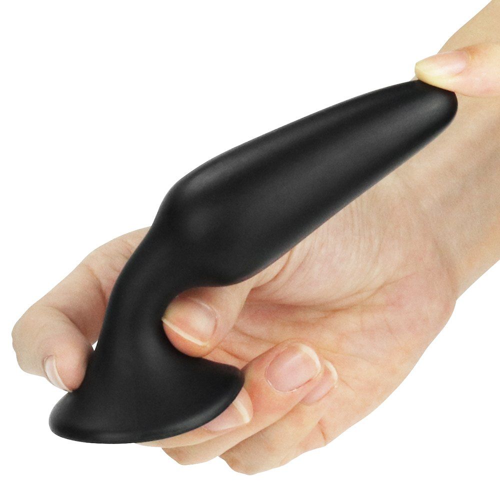 Made from flexible silicone with a velvet-feel finish
This s... Lovetoy - Lure Me Silicone Anal Plug S - Black photo-2
