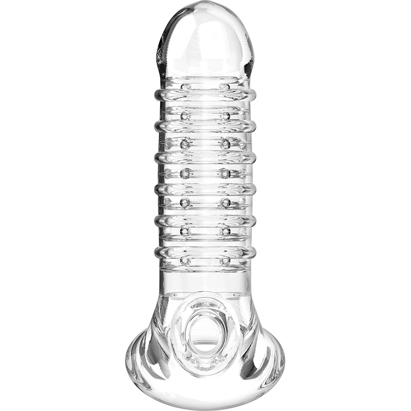 Increase your girth and intensify the pleasure for both of y... VirilXL - V15 Penis Extender - Clear photo-3