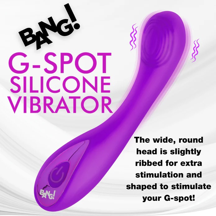 Get the power and pleasure right where you want it with this... Bang! - G-Spot Vibrator - Purple photo-3
