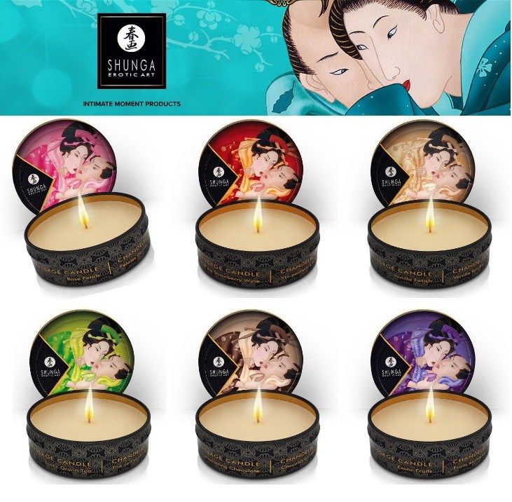 This soy based candle can be used both as an ambiance candle... Shunga - Desire Massage Candle Vanilla Fetish - 30ml photo-4