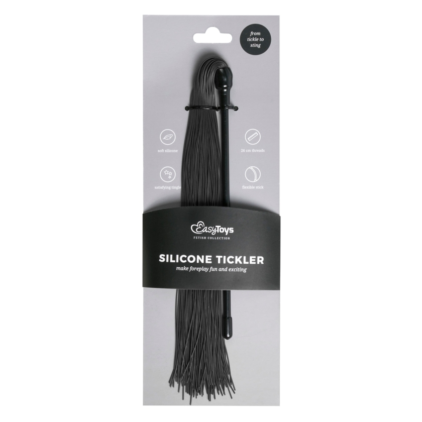 Ticklers are the perfect toy to introduce someone to the wor... Easytoys - Silicone Tickler - Black photo-3