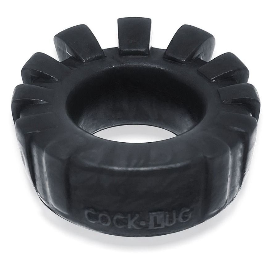 The rubbery nubs squiggle around as you JO or play…they are ... Oxballs - Cock Lug Lugged Cockring - Black photo-2
