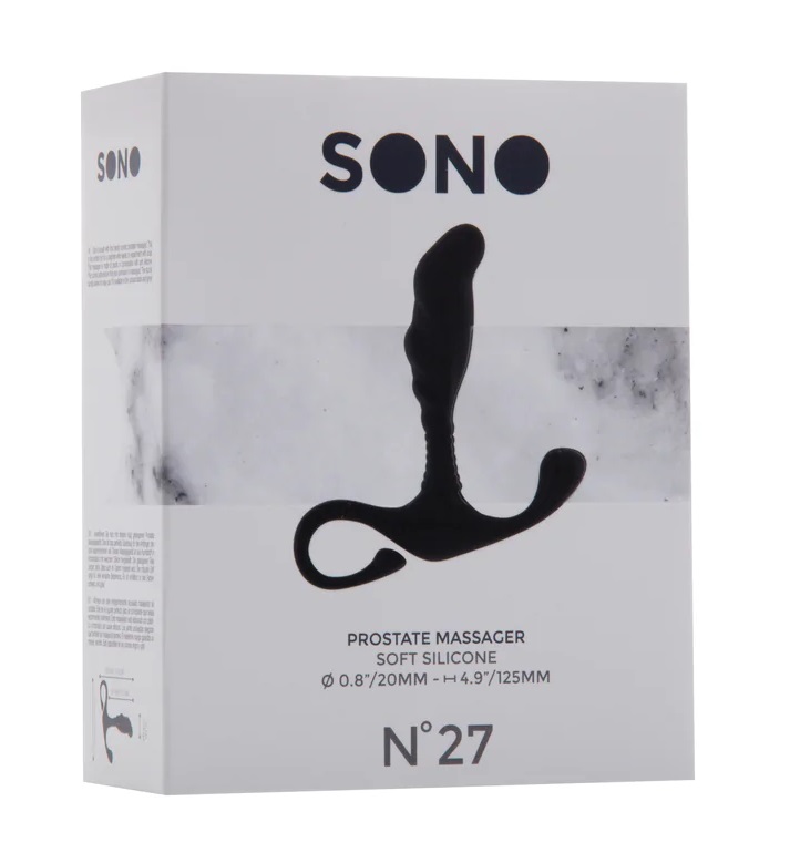 Spoil yourself with this handy curved prostate massager. Thi... Sono - #27 Prostate Massager - Black photo-2
