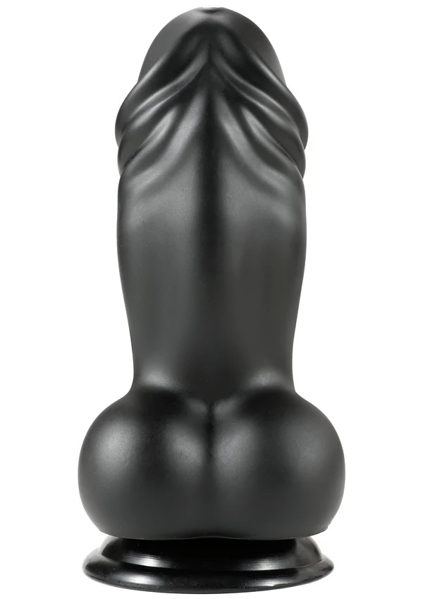 INFERNO by HIDDEN DESIRE Fat Boys PVC dildo is crafted for t... Hidden Desire - Inferno Huge Dildo 19cm - Black photo-5