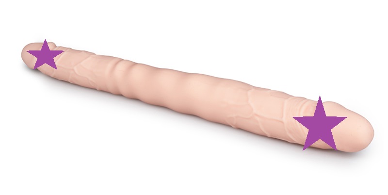 With this realistic double-ended dildo you will experience a... Easytoys - Double Ended Realistic Dildo - Flesh photo-2