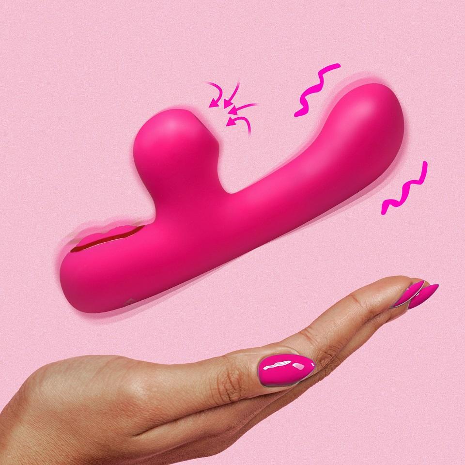 Elevate your pleasure with the G-Spot Rabbit Vibrator. Exper... Bang! - G-Spot Rabbit Vibrator - Pink photo-3