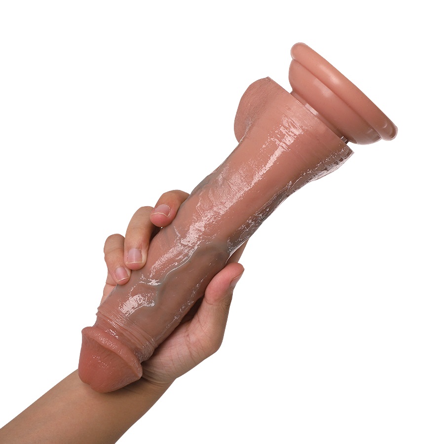 Discover the Arosum Achilles realistic dildo, a lifelike del... Arosum - Achilles Realistic Dildo - Flesh photo-5