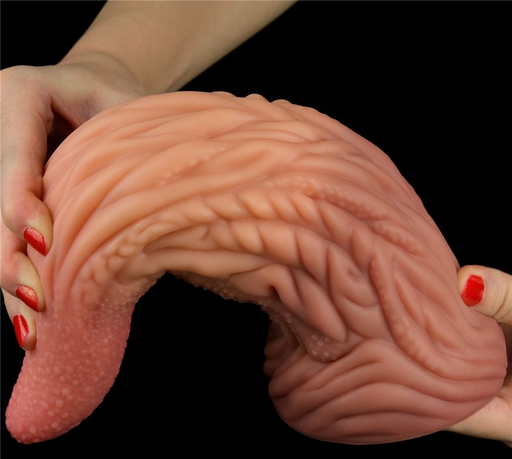 Built to deliver the most lifelike satisfaction, Love Toy du... Lovetoy - 10'' Dual Layered King Sized Tongue photo-3