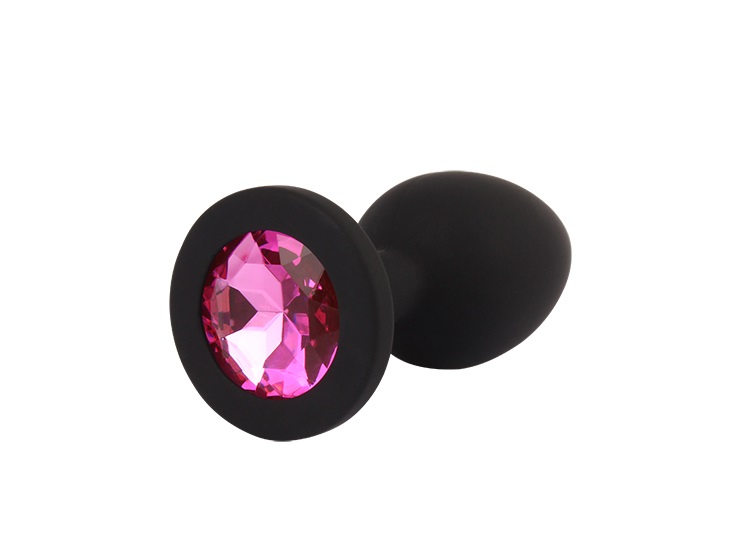 Anal Play and Training, Phthalates Free, Tapered Easy Entry ... Chisa - Booty Fantasy Gem Plug S - Black photo-4