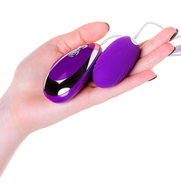 Vibro Costa is a unique sex toy that will add a touch of piq... A-Toys - Costa Wired Vibro Egg - Purple photo-2