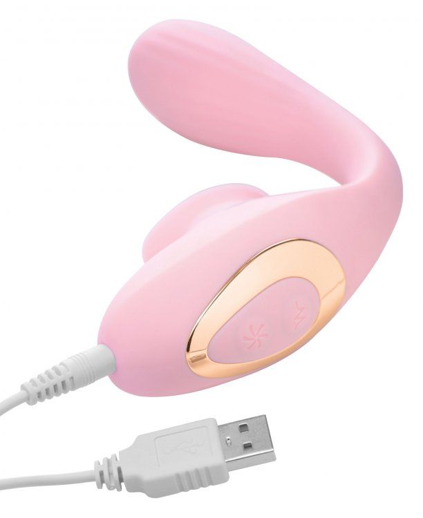 Customize sensual pleasure for your uniquely perfect anatomy... Inmi - Pleasure Bender Bendable 2-in-1 Vibe - Pink photo-8