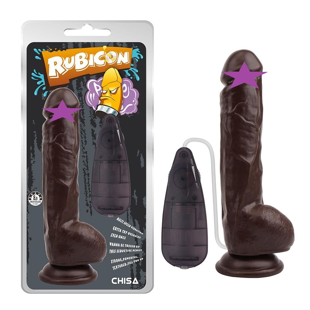 Multi-Speed Vibrations, Waterproof, Phthalates and Latex Fre... Chisa - Vibrating Max Dick - Brown photo-2
