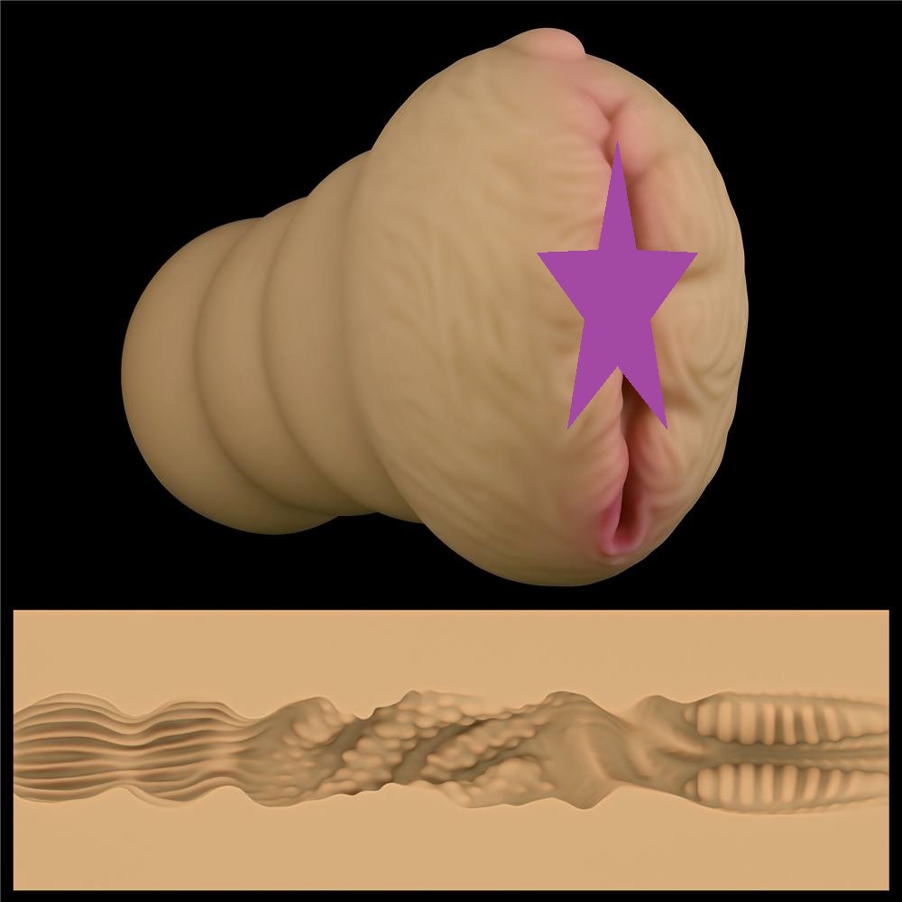 Highly detailed and expertly hand crafted, this realistic al... Lovetoy - Alien's Pie Masturbator #3 - Skin photo-2
