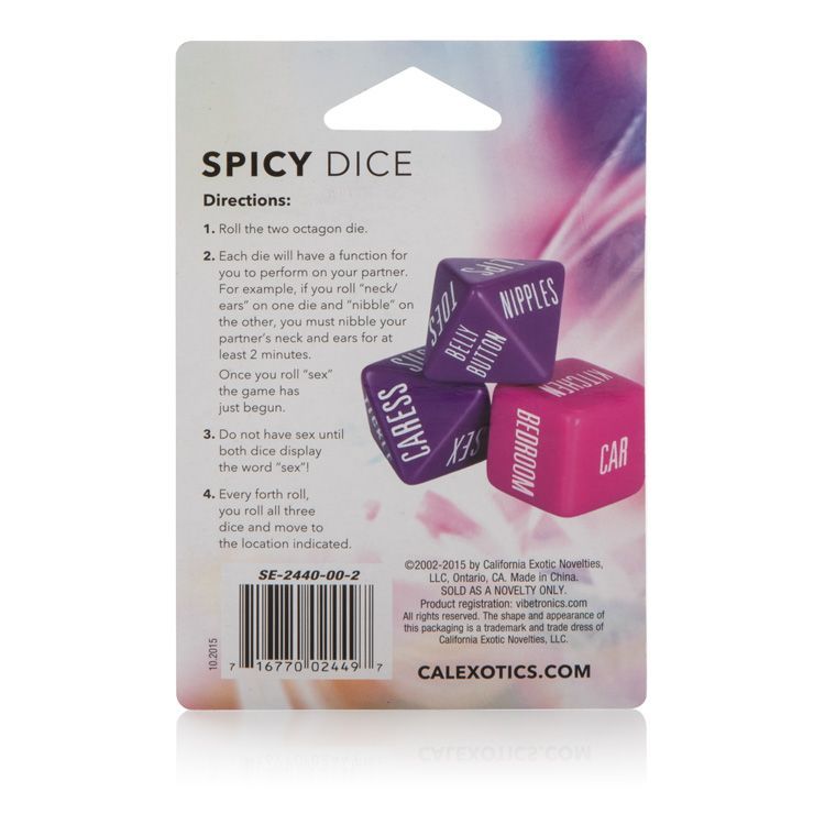 Enjoy unlimited erotic possibilities with the raunchy Spicy ... CEN - Spicy Dice - Purple photo-8