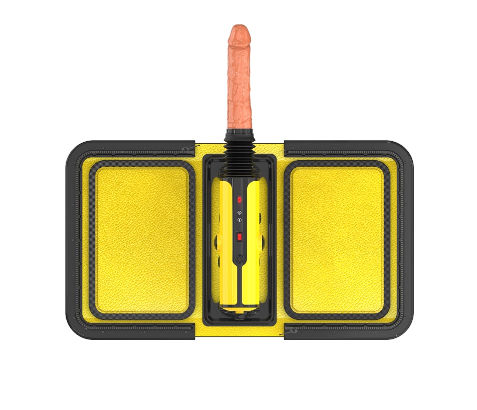 Fuck machine with double function dildo attachment
Input vo... Z-Sex - Sex Machine X5 Connect App - Yellow photo-10