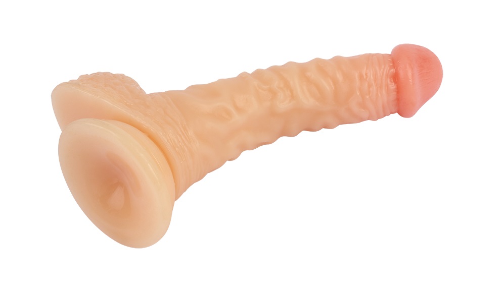 Realistic Feel, Phthalate and Latex Free, Strong Suction Cup... Chisa - Real Beats 7.8" Dildo NO.01 - Skin photo-4