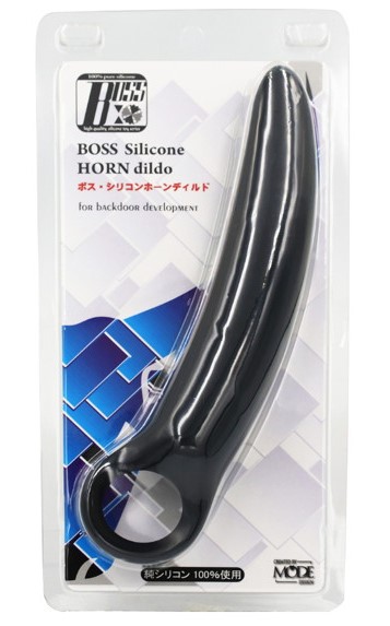 A new classic dildo for anal toys is now available from the ... Boss - Horn Dildo XL - Black photo-4