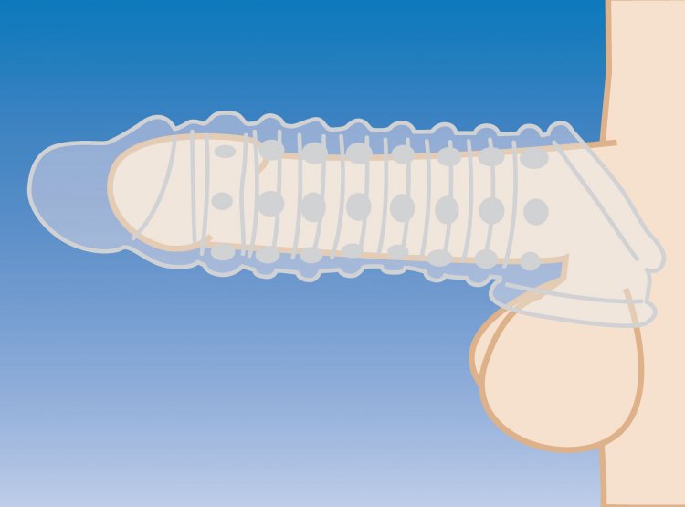 Add length and girth with this super soft enhancer sleeve! T... Size Matters - 1.5" Penis Enhancer Sleeve - Clear photo-7