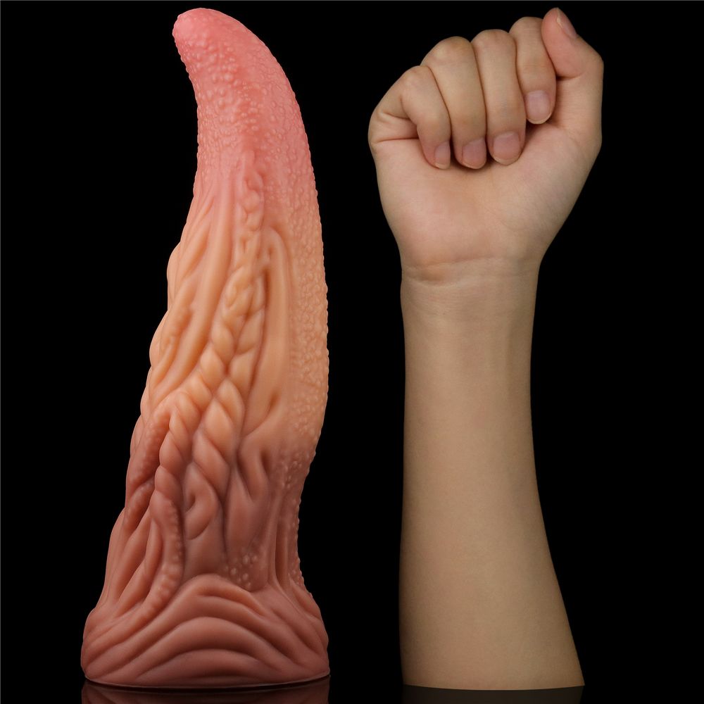 Built to deliver the most lifelike satisfaction, Love Toy du... Lovetoy - 10'' Dual Layered King Sized Tongue photo-6