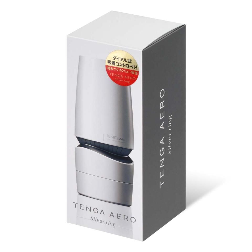 TENGA AERO 全新研發嘅撥盤結構,有2 款不同刺激紋路嘅款式,您可依照喜好調整 10 段吸吮力、緊緻度,享受纏繞... Tenga - AERO 撥盤式氣吸杯 (銀灰環) 照片-9
